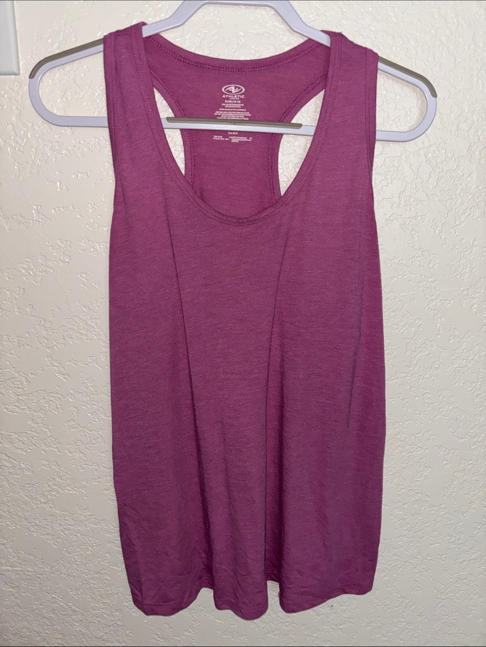 Athletic Works Women's Racerback Tank Top - Magenta Plum